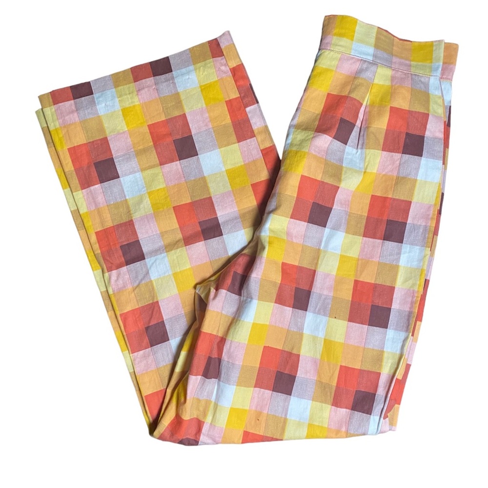 Vintage 90s Checkered Pants - Picture 3 of 4